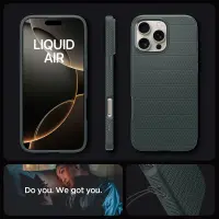 Case Spigen Liquid Air for Apple iPhone 16 Pro Max Abyss Green