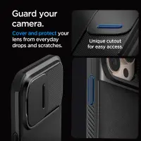 Case Spigen Optik Armor Magsafe for Apple iPhone 16 Pro Max Black
