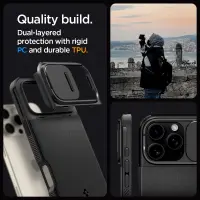 Case Spigen Optik Armor Magsafe for Apple iPhone 16 Pro Max Black