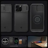 Case Spigen Optik Armor Magsafe for Apple iPhone 16 Pro Max Black
