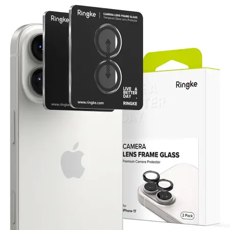 Camera Frame Protector Ringke  for Apple iPhone 17 Black 2 pack