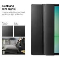 Case Spigen Smart Fold for Samsung SM-X210 215 216 Galaxy Tab A9+ SM-X230 235 236 Galaxy Tab A11+ Black