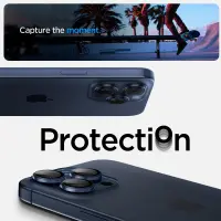 Camera Protector Spigen Optik Pro Ez Fit  for Apple iPhone 16 Pro 16 Pro Max 17 Pro 17 Pro Max Blue Titanium 2 pack