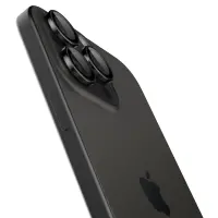 Camera Protector Spigen Optik Pro Ez Fit Glass for Apple iPhone 16 Pro 16 Pro Max 17 Pro 17 Pro Max Black 2 pack