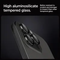 Camera Protector Spigen Optik Pro Ez Fit Glass for Apple iPhone 16 Pro 16 Pro Max 17 Pro 17 Pro Max Black 2 pack