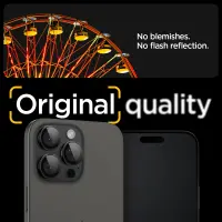 Camera Protector Spigen Optik Pro Ez Fit Glass for Apple iPhone 16 Pro 16 Pro Max 17 Pro 17 Pro Max Black 2 pack