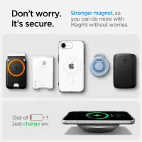 Case Spigen Liquid Crystal Magsafe  for Apple iPhone 16e 17e Crystal Clear