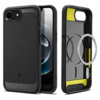 Case Spigen Rugged Armor Magsafe  for Apple iPhone 16e 17e Matte Black