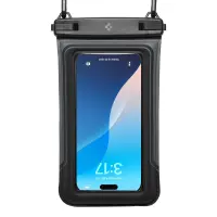 Waterproof Bag Spigen A611P IPX8 Floating Universal Dimensions 13.3cm x 22.5cm 2 pack Matte Black