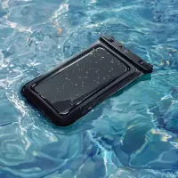 Waterproof Bag Spigen A611P IPX8 Floating Universal Dimensions 13.3cm x 22.5cm 2 pack Matte Black