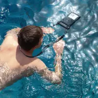 Waterproof Bag Spigen A611P IPX8 Floating Universal Dimensions 13.3cm x 22.5cm 2 pack Matte Black