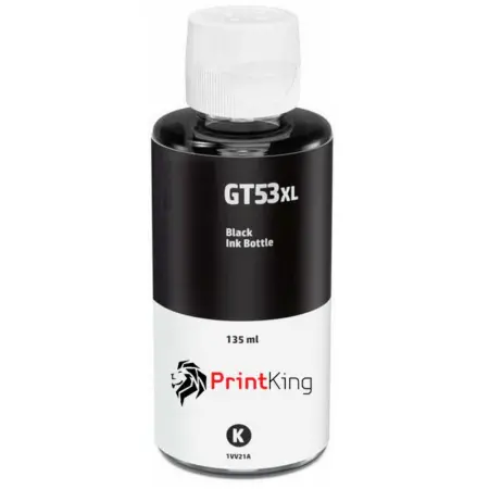 Printer Ink HP Compatible GT53XL (1VV21AE) 135ml Pages:6000 Black Ink Tank Wireless και Smart Tank