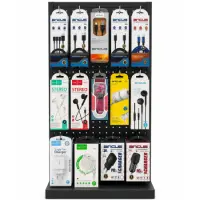Hoco Stand with Hoco Accessories Chargers, Connection Cables, Hands Free 120 Pieces Stand 51056