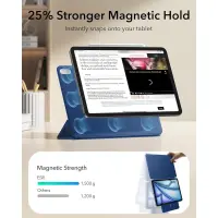 Case Esr Rebount Magnetic for Apple iPad Air 4 (2020) Air 5 (2022) 10.9''  iPad Air 6 (2024) Air 7 (2025) Air 8 (2026) 11''  Navy Blue