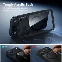Case Esr Classic Hybrid Magsafe with Tempered glass for Apple iPhone 17 Pro Clear Black