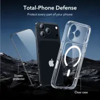 Case Esr Classic Hybrid Magsafe with Tempered glass for Apple iPhone 17 Pro Max Clear