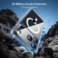 Case Esr Classic Hybrid Magsafe with Tempered glass for Apple iPhone 17 Pro Max Clear