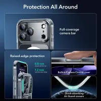Case Esr Classic Hybrid Magsafe with Tempered glass for Apple iPhone 17 Pro Max Clear
