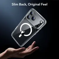 Case Esr Classic Hybrid Magsafe with Tempered glass for Apple iPhone 17 Pro Max Clear