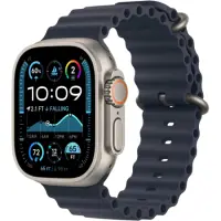 Apple Watch Ultra 2 49mm GPS eSIM NFC IP6X Titanium Case with Navy Ocean Band