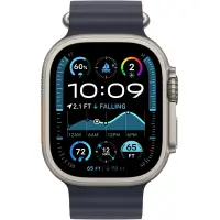 Apple Watch Ultra 2 49mm GPS eSIM NFC IP6X Titanium Case with Navy Ocean Band