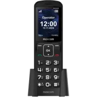 Maxcom MM34D 4G 2.4" 1000mAh with Large Buttons, Radio, Vibration, Flashlight, Bluetooth and Desktop Charger Black