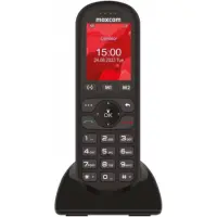 Maxcom MM39D SE 4G 2.4" 1000mAh with Large Buttons, Radio and Desktop Charger Black