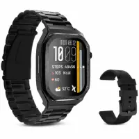 Smartwatch Maxcom FW65 Iron S 1.95” Amoled IP68 400mAh with Extra Strap Black