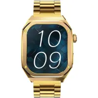 Smartwatch Maxcom FW65 Iron S 1.95” Amoled IP68 400mAh with Extra Strap Gold