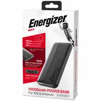 Power Bank Energizer UE10050CC 10000mAh 15W 2xUSB-C 1xUSB-A and LED Battery Indicator Black