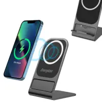 Desktop Charger Energizer WCP109 15W Ultra-Thin Lightweight Fast Charge USB-C Magnetic Case and MagSafe Compatible Grey