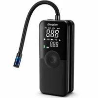Smart Air Pump Energizer PAC5200 10.3 bar Air Pressure 2600mAh LED Display Flashlight and Powerbank Black