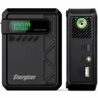 Powerbank Energizer JE10001JP 10000mAh PD15W 1xUSB-A 1xUSB-C Ports Emergency Car Battery Attachment 1500A and 11 bar Tire Inflation Black