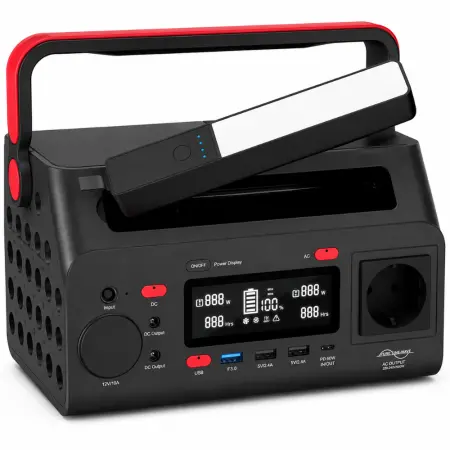 Powerstation Energizer PPS300W2 300W with 2xAC 2xDC Ports 1xUSB-C 3xUSB-A PD60W QC Wireless Charger 10W and Emergency 4W Flashlight