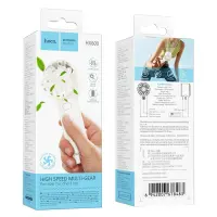 Hoco HX600 Portable Handheld Mini Powerful Fan 1200mAh 3 Airflow Speeds White