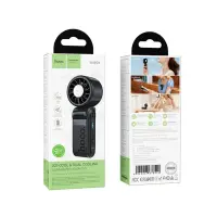 Hoco HX604 Ice Pack Portable Handheld Fan 3000mAh 10000 Rpm Max with Thermoelectric Cooling Panel Black