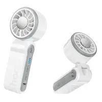 Hoco HX604 Ice Pack Portable Handheld Fan 3000mAh 10000 Rpm Max with Thermoelectric Cooling Panel White