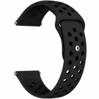 Watchband Hoco WH25 Flexible Series for Samsung Huawei Xiaomi Vivo OPPO etc 22mm Universal Black Silicone Strap