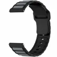 Watchband Hoco WH27 Flexible Series Silicon Strap for Samsung Huawei Xiaomi Vivo OPPO etc 22mm Universal Black-Grey
