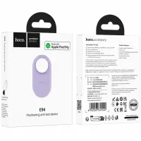 Tracking device Hoco E94 Star Only for iOS Compatible with Apple Find My Network Taro Purple