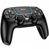 Gamepad Hoco GA32 Dragon RGB 600mAh BT v5.1 Dual Motor Vibration Dual Channel AUX Port and Mute Button Compatible with PS5 Black