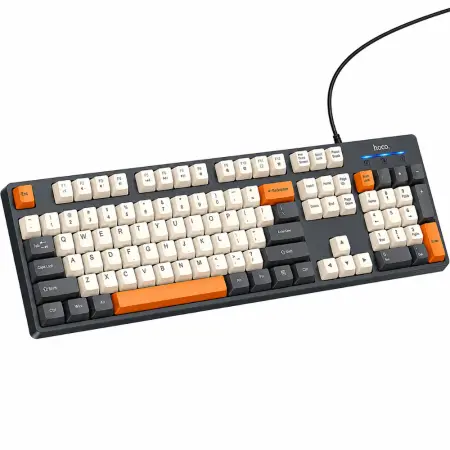 Wired Keyboard Hoco GM61 Murphy 104 Laser Engraved Membrane Keys USB-A Cable 1.45m