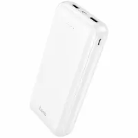 Power Bank Hoco J153A Stability 10W 20000mAh 2xUSB-A 1xUSB-C 1xMicroUSB and LED Battery Status White