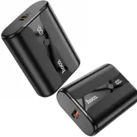 Power Bank Hoco Q3 Pro Mini 10000mAh 22.5W PD20W Super Fast Charge 1xUSB-C 1xUSB-A 1xMicroUSB and LED Digital Display Black
