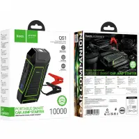 Car Jump Starter Hoco QS1 600A and Powerbank 10000mAh 5V/2.4A 2xUSB-A 1xUSB-C SOS Mode with Flashlight
