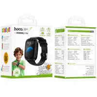 Kids Smartwatch Hoco Y106 4G 730mAh 1.83” LCD GPS Camera with Call and Message Function IPX7 Black