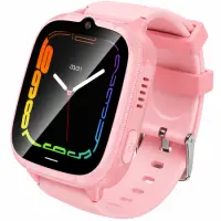Kids Smartwatch Hoco Y106 4G 730mAh 1.83” LCD GPS Camera with Call and Message Function IPX7 Pink