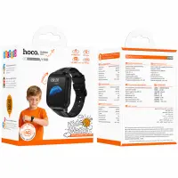 Kids Smartwatch Hoco Y108 4G 730mAh 1.69” LCD with Call Support GPS IPX7 Black