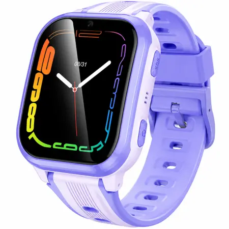 Kids Smartwatch Hoco Y108 4G 730mAh 1.69” LCD with Call Support GPS IPX7 Purple