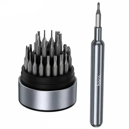 Screwdriver Hoco UT11 31-in-1 with Interchangeable Magnetic Bits Grey